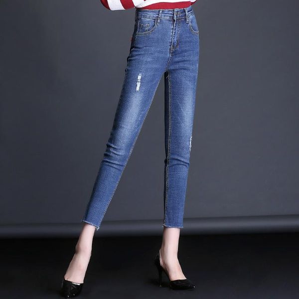 women's jeans ctrlcity tassel women ripped female denim vintage womens skinny washed slim pencil pants for, Blue
women's jeans ctrlcity tassel women ripped female denim vintage womens skinny washed slim pencil pants for, Blue