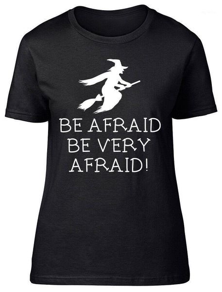 be afraid very halloween ladies womens fitted t-shirt men's t-shirts, White;black
be afraid very halloween ladies womens fitted t-shirt men's t-shirts, White;black
