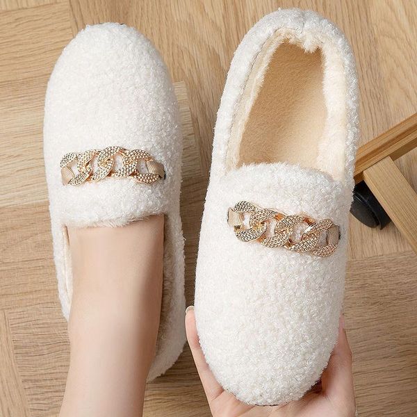 slippers autumn and winter ladies plus velvet plush shoes cotton women peas warm flat, Black
slippers autumn and winter ladies plus velvet plush shoes cotton women peas warm flat, Black