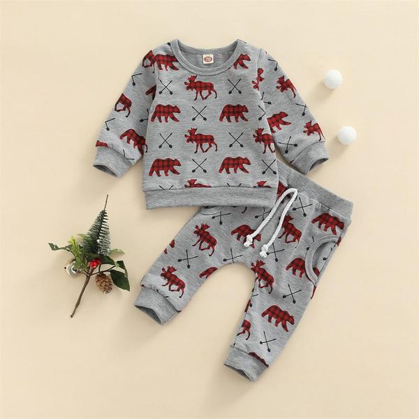 clothing sets 2pcs christmas toddlers tracksuit plaid deer print long sleeves sweatershirt + casual pants for baby boys girls 0-24 months, White
clothing sets 2pcs christmas toddlers tracksuit plaid deer print long sleeves sweatershirt + casual pants for baby boys girls 0-24 months, White