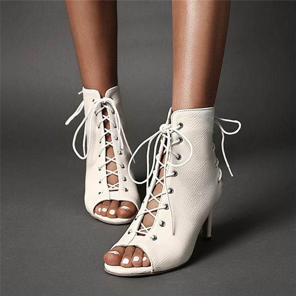 boots 2021 women 7cm high heels sandals lace up peep toe ankle fashion summer solid ladies shoes black plus size
boots 2021 women 7cm high heels sandals lace up peep toe ankle fashion summer solid ladies shoes black plus size