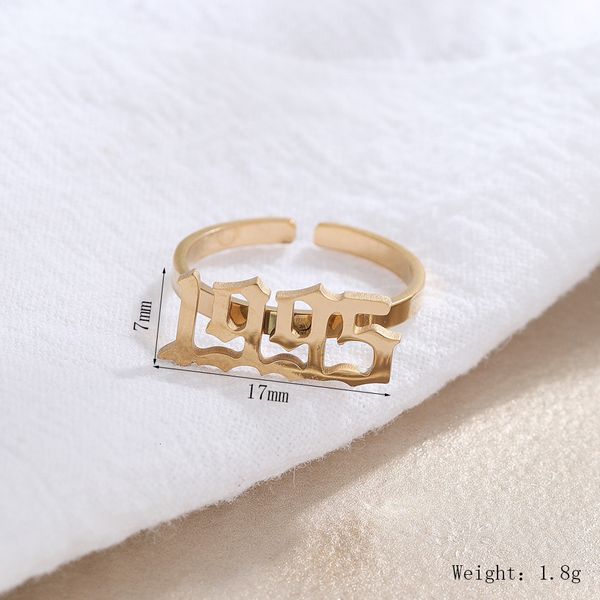 creative stainless steel digital simple year ring 1990-2020, Silver
creative stainless steel digital simple year ring 1990-2020, Silver