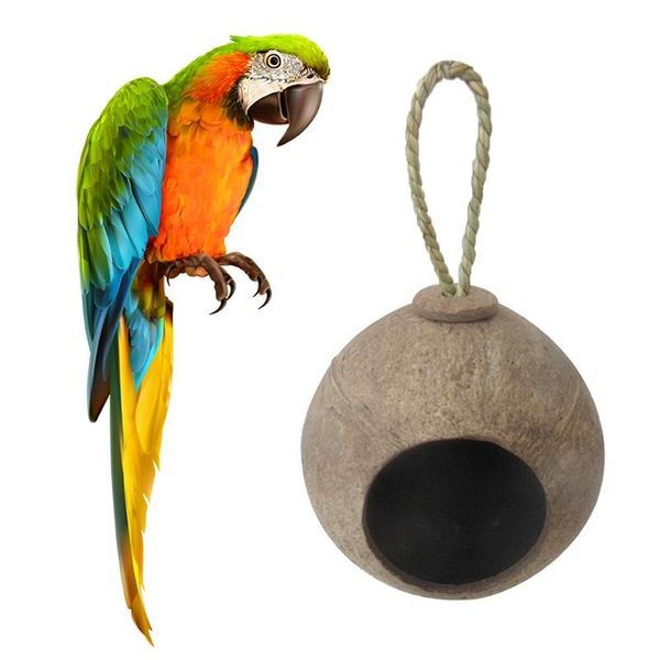 bird cages creative natural coconut shell nest for birds house cage feeder pet parakeets finches sparrows hut parrot parakeet toy
bird cages creative natural coconut shell nest for birds house cage feeder pet parakeets finches sparrows hut parrot parakeet toy