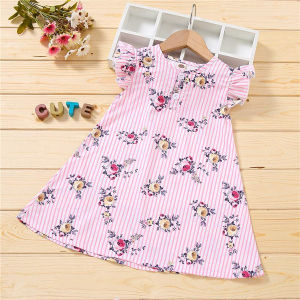 little girls summer cotton striped midi dress,floral print sleeveless round collar casual party sundress with ruffles,2-6 years girl's, Red;yellow
little girls summer cotton striped midi dress,floral print sleeveless round collar casual party sundress with ruffles,2-6 years girl's, Red;yellow