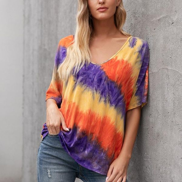 women's t-shirt harajuku t shirt tie dyed summer round neck short sleeve print top, White
women's t-shirt harajuku t shirt tie dyed summer round neck short sleeve print top, White