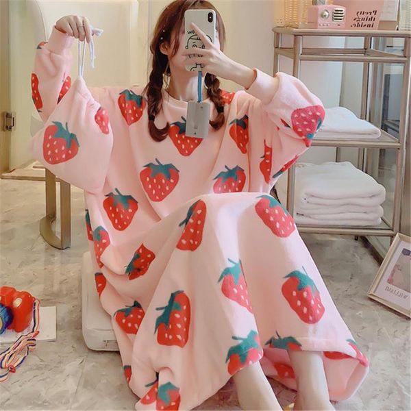 women's sleepwear net red nightdress autumn and winter thickened night dress coral velvet long section sleep warm yukata large size hom, Black;red
women's sleepwear net red nightdress autumn and winter thickened night dress coral velvet long section sleep warm yukata large size hom, Black;red