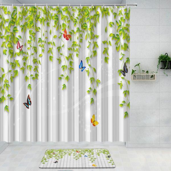 shower curtains green plant vine bathroom curtain for bath mats non slip washable set products
shower curtains green plant vine bathroom curtain for bath mats non slip washable set products