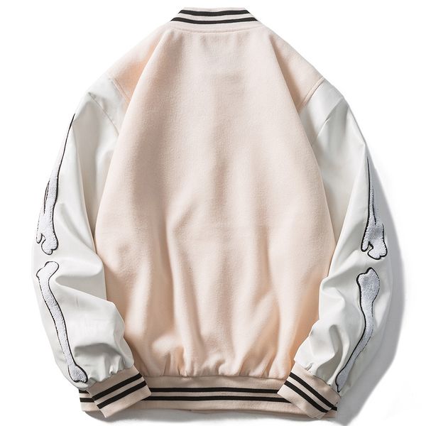 men's jackets aolamegs soft furry patch leather patchwork baseball jacket men coats autumn baggy all-match college style bomber couple, Black;brown
men's jackets aolamegs soft furry patch leather patchwork baseball jacket men coats autumn baggy all-match college style bomber couple, Black;brown