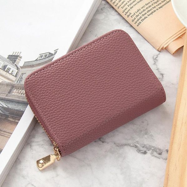 card holders women small holder with zipper anti-degaussing driver license clips mini cute coin purses for ladies tarjetero, Brown;gray
card holders women small holder with zipper anti-degaussing driver license clips mini cute coin purses for ladies tarjetero, Brown;gray