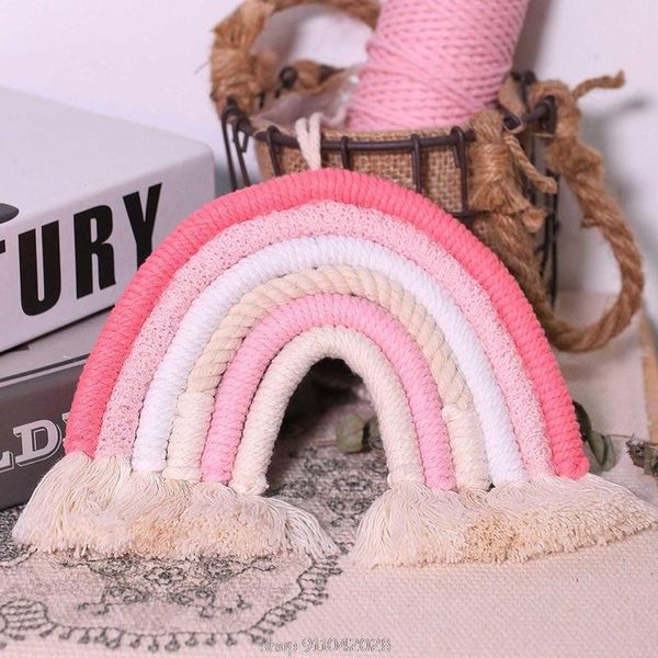 nordic hand-woven macrame tapestry nursery room party ornaments accessories kids rainbow wall hanging decor n25 20 dropship decorative objec
nordic hand-woven macrame tapestry nursery room party ornaments accessories kids rainbow wall hanging decor n25 20 dropship decorative objec