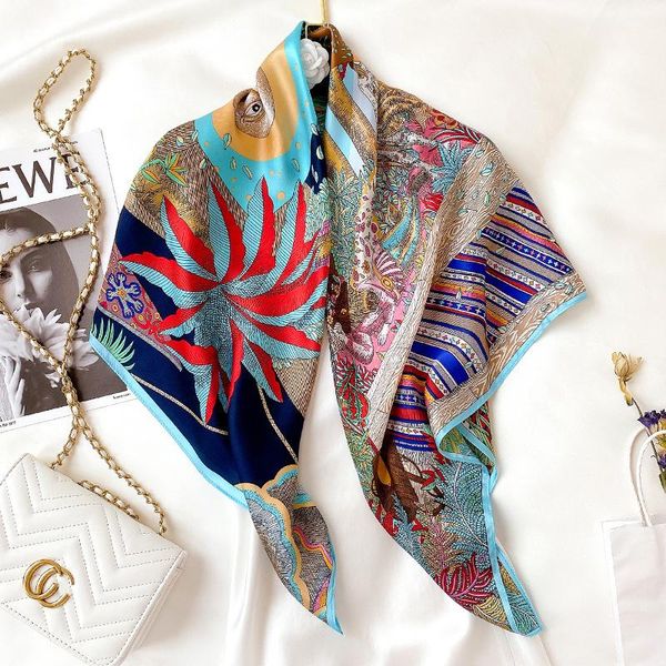 scarves real silk scarf square women hijab foulard pashmina shawls and wraps lady floral print neck kerchief bandana, Blue;gray
scarves real silk scarf square women hijab foulard pashmina shawls and wraps lady floral print neck kerchief bandana, Blue;gray