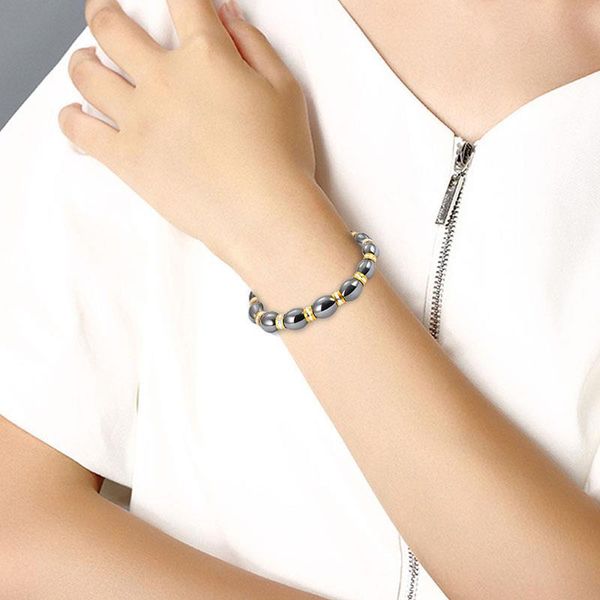 beaded, strands soledi therapy bracelet health care bio magnetic simple pain relief weight loss carpal tunnel arthritis reduce, Black
beaded, strands soledi therapy bracelet health care bio magnetic simple pain relief weight loss carpal tunnel arthritis reduce, Black