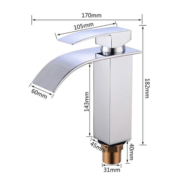 single handle waterfall spout chrome bath basin sink faucet mixer tap bright silver
single handle waterfall spout chrome bath basin sink faucet mixer tap bright silver