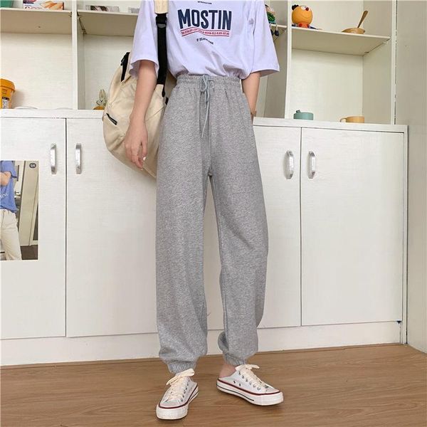 women's pants & capris oversize gray jogging sweatpants women korean style white joggers sports harajuku wide leg trousers for female, Black;white
women's pants & capris oversize gray jogging sweatpants women korean style white joggers sports harajuku wide leg trousers for female, Black;white