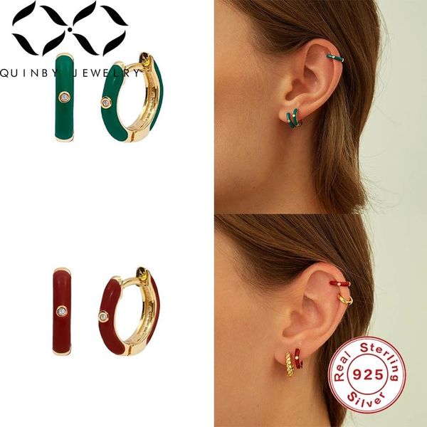 quinby rose red 925 sterling silver ename hoops 5 colors women piercing pendiented ohrringe earring fine jewelry crystal ca stud, Golden;silver
quinby rose red 925 sterling silver ename hoops 5 colors women piercing pendiented ohrringe earring fine jewelry crystal ca stud, Golden;silver