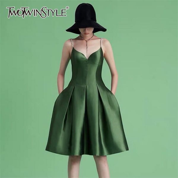 green patchwork diamond sling dress for women v neck sleeveless high waist midi dresses female summer 210520, Black;gray
green patchwork diamond sling dress for women v neck sleeveless high waist midi dresses female summer 210520, Black;gray