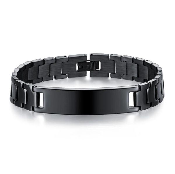 link, chain factory direct supply titanium steel surface brushed bracelet & bangles can be lettering for men stainless bracelet&bangle, Black
link, chain factory direct supply titanium steel surface brushed bracelet & bangles can be lettering for men stainless bracelet&bangle, Black