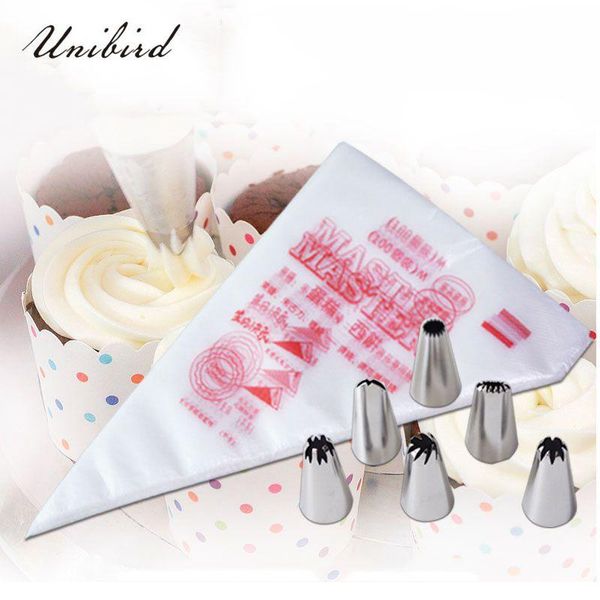baking & pastry tools unibird 100pcs disposable bag with cake decorating tips set diy icing piping cream cupcake stand bakeware
baking & pastry tools unibird 100pcs disposable bag with cake decorating tips set diy icing piping cream cupcake stand bakeware