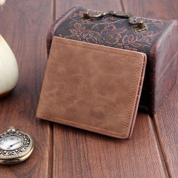 style fashion mens solid pu leather bifold id credit card holder purse short wallet, Red;black
style fashion mens solid pu leather bifold id credit card holder purse short wallet, Red;black