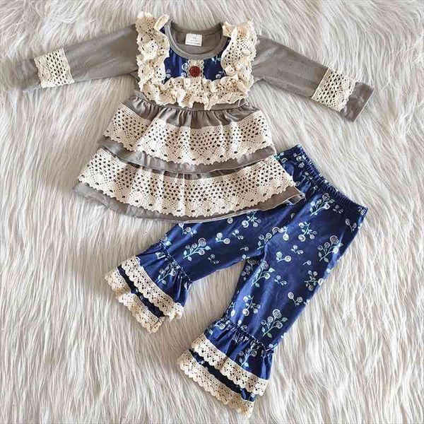 selling kids fall long sleeve outfit girl lace match ruffle pants 2pcs baby girls flowers pattern outfit, White
selling kids fall long sleeve outfit girl lace match ruffle pants 2pcs baby girls flowers pattern outfit, White