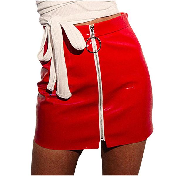 women pu leather skirts european and american style clubwear bodycon women's zipper high waist sheath short mini skirt#0207, Black
women pu leather skirts european and american style clubwear bodycon women's zipper high waist sheath short mini skirt#0207, Black