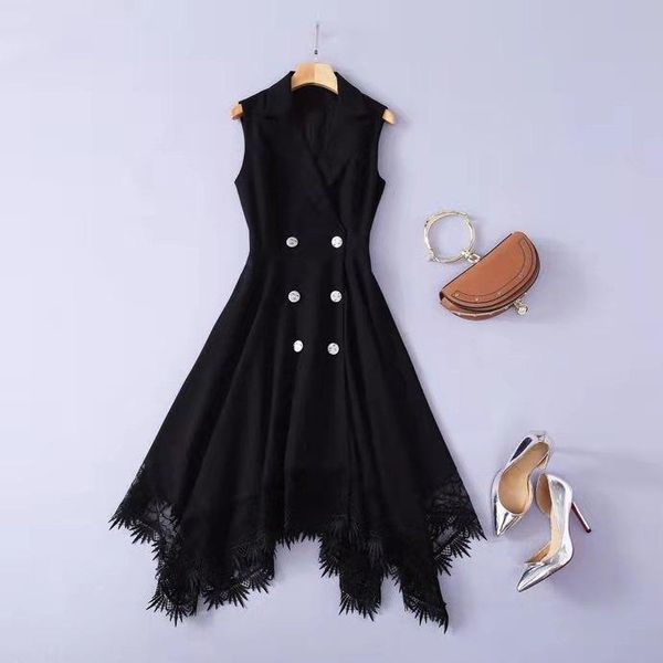 casual dresses quality lk2155high fashion women 2021 lady luxury european design party style dress, Black;gray
casual dresses quality lk2155high fashion women 2021 lady luxury european design party style dress, Black;gray
