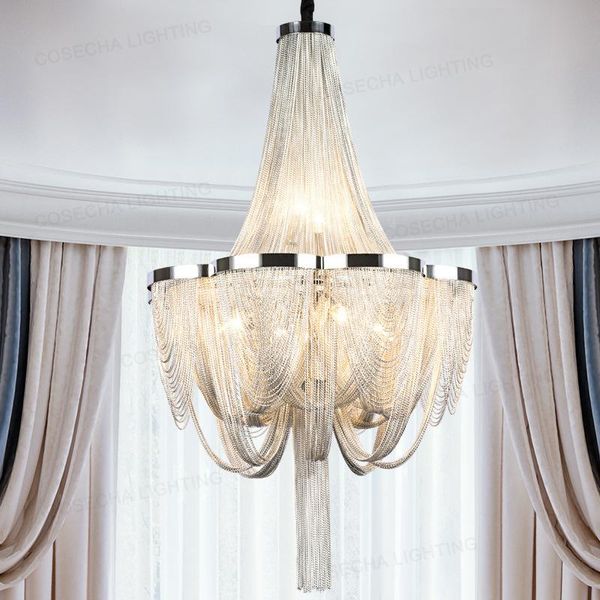 pendant lamps creative personality art design el duplex building designer light luxury tassel aluminum chain chandelier original italian
pendant lamps creative personality art design el duplex building designer light luxury tassel aluminum chain chandelier original italian