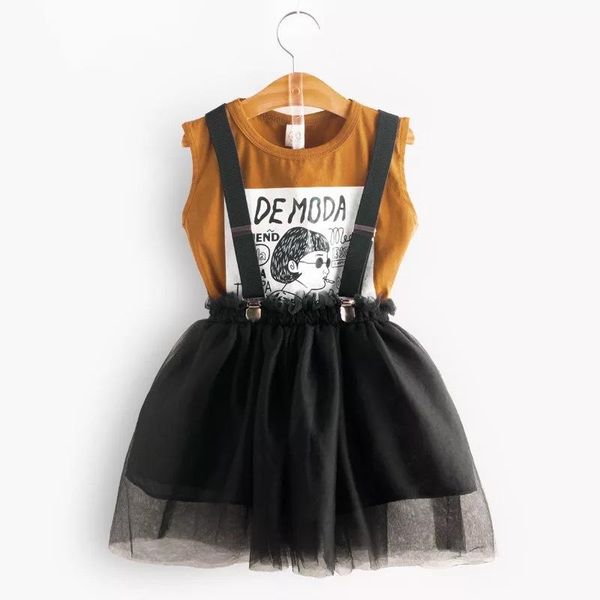 clothing sets girl kids clothes children cartoon sleeveless t-shirt+mesh skirt 2pcs suit cotton baby costume 2021 summer outfits, White
clothing sets girl kids clothes children cartoon sleeveless t-shirt+mesh skirt 2pcs suit cotton baby costume 2021 summer outfits, White