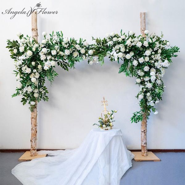 custom white green artificial flower row rose plants wedding arch deco romantic scene stage backdrop floral art decorative flowers & wreaths
custom white green artificial flower row rose plants wedding arch deco romantic scene stage backdrop floral art decorative flowers & wreaths