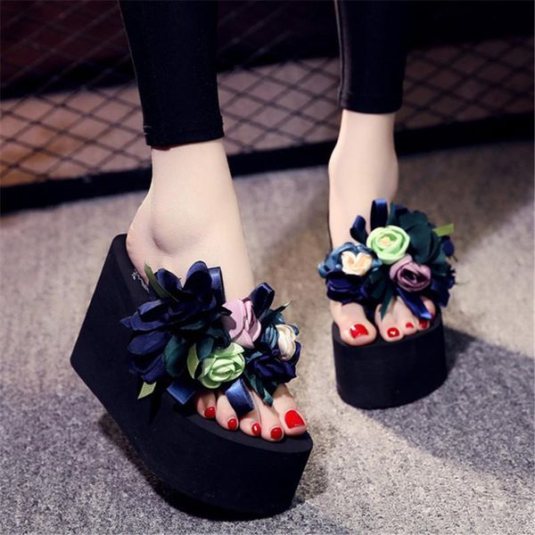 slippers flower slides women flip flop shoes woman fashion 11/8/6cm wedge designers 2021 heels mules buty, Black
slippers flower slides women flip flop shoes woman fashion 11/8/6cm wedge designers 2021 heels mules buty, Black