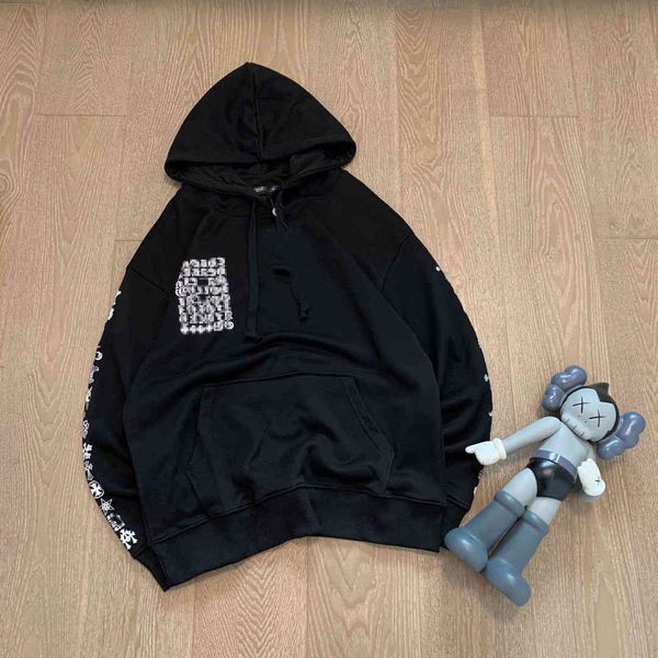style trendest sanskrit trend croix men's and women's hooded sweater tide brand full printed couple, Black
style trendest sanskrit trend croix men's and women's hooded sweater tide brand full printed couple, Black