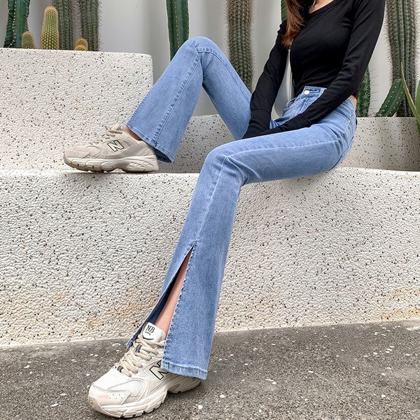 2011zhisilao new high waist straight jeans women plus size vintage boyfriend mom split denim pants wide leg jeans streetwear 2021, Blue
2011zhisilao new high waist straight jeans women plus size vintage boyfriend mom split denim pants wide leg jeans streetwear 2021, Blue