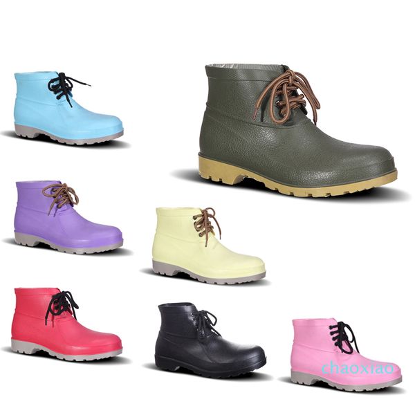 pvc rain boots low labor insurance steel toe cap black yellow pink red purple dark green men shoes 38-44
pvc rain boots low labor insurance steel toe cap black yellow pink red purple dark green men shoes 38-44