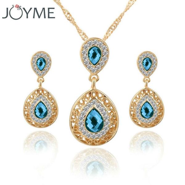 earrings & necklace austrian crystal gold jewelry sets for women clover water drop charm set bridal wedding accessories, Silver
earrings & necklace austrian crystal gold jewelry sets for women clover water drop charm set bridal wedding accessories, Silver