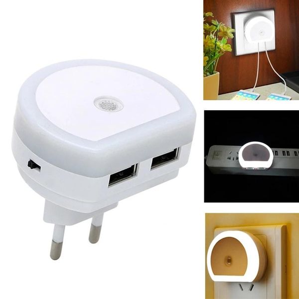 night lights led light dual usb port charger 110v/240v us eu plug-in family bedroom lighting sensor
night lights led light dual usb port charger 110v/240v us eu plug-in family bedroom lighting sensor