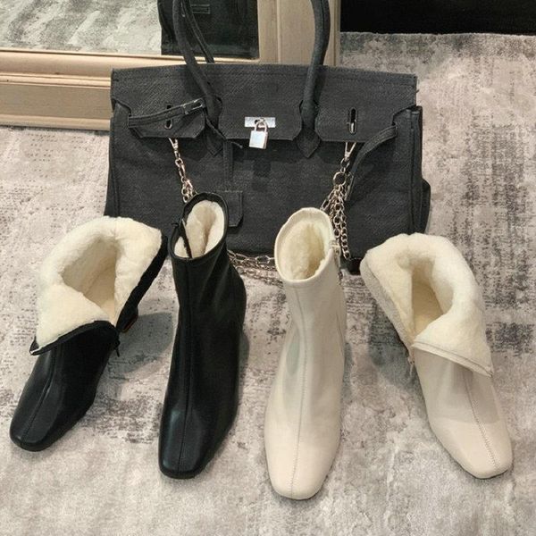 boots zawsthia genuine natural leather wool fur plushed russia cold winter warm lady high heels ankle booties womens snow, Black
boots zawsthia genuine natural leather wool fur plushed russia cold winter warm lady high heels ankle booties womens snow, Black