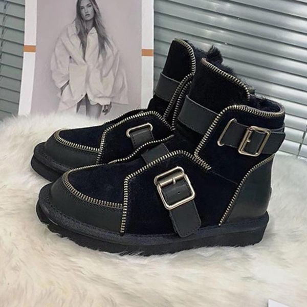 boots motorcycle 2021 snow women's fur all-in-one wool cotton shoes warm plus velvet short, Black
boots motorcycle 2021 snow women's fur all-in-one wool cotton shoes warm plus velvet short, Black