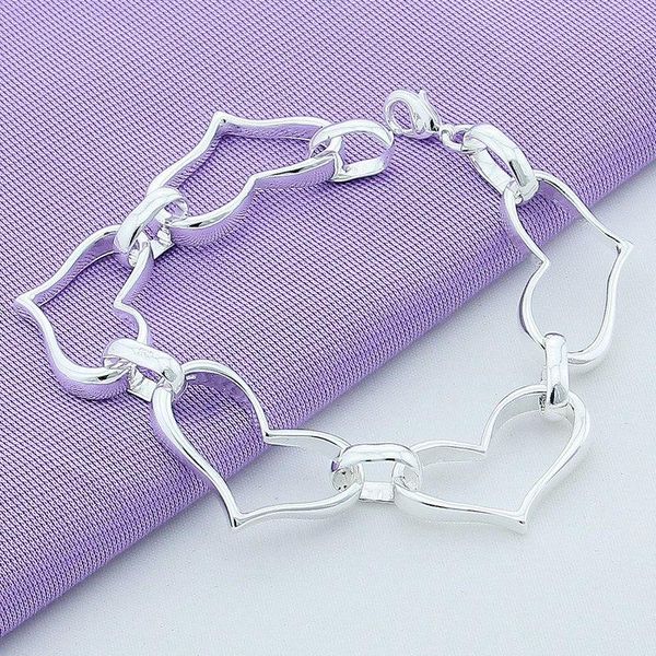 charm bracelets 2021 fashion romantic heart bracelet silver 925 jewelry women fine, Golden;silver
charm bracelets 2021 fashion romantic heart bracelet silver 925 jewelry women fine, Golden;silver