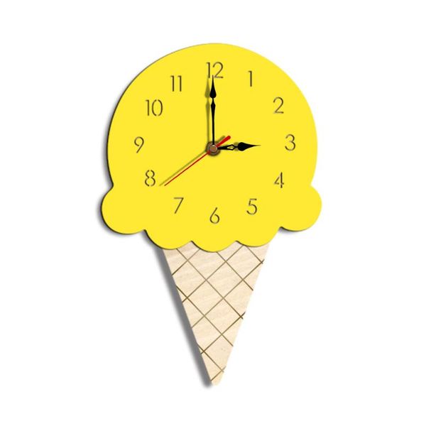 wall clocks faroot 1pcs creative ice cream home fashion decorations modern