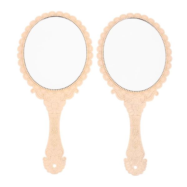compact mirrors 2pcs retro handheld mirror portable makeup for home travel 
compact mirrors 2pcs retro handheld mirror portable makeup for home travel