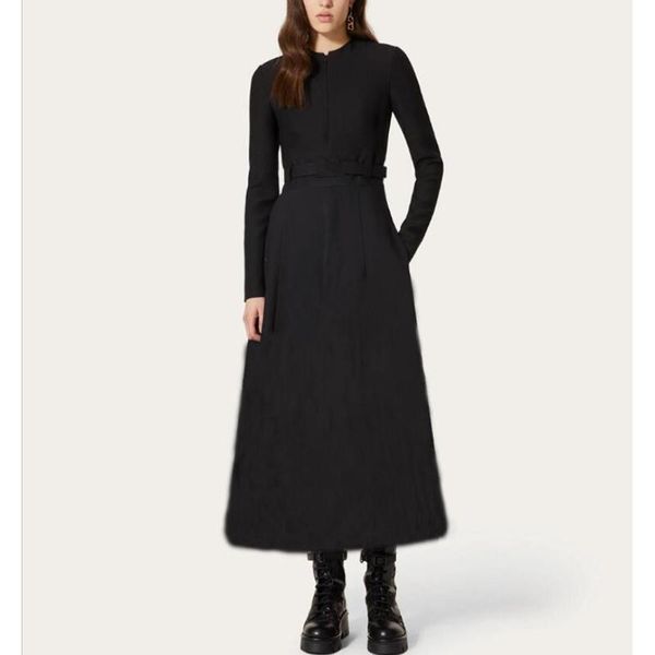 casual dresses dress for women 2021 autumn designer runway o-neck long sleeves solid elegant party vestidos np1741a, Black;gray
casual dresses dress for women 2021 autumn designer runway o-neck long sleeves solid elegant party vestidos np1741a, Black;gray