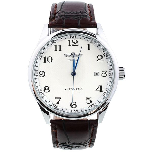 wristwatches automatic mechanical watch men watches black simple brown white men's luxury brand self winding man reloj saat, Slivery;brown
wristwatches automatic mechanical watch men watches black simple brown white men's luxury brand self winding man reloj saat, Slivery;brown