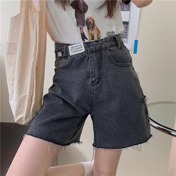 sml 2colors high waist slim denim shorts womens black blue ripped tight five point washed summer (n0078 210508, White;black
sml 2colors high waist slim denim shorts womens black blue ripped tight five point washed summer (n0078 210508, White;black