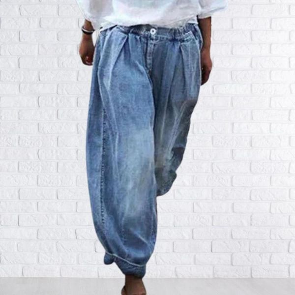 women's jeans 2021 fashion women solid color breathable wide leg trousers spring summer high waist pockets pants for vacation party, Blue
women's jeans 2021 fashion women solid color breathable wide leg trousers spring summer high waist pockets pants for vacation party, Blue