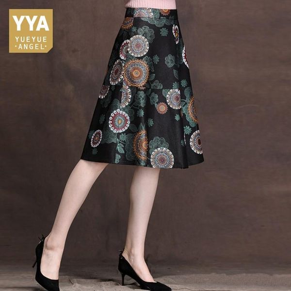 spring women real leather flower printing a-line skirts mid long office lady genuine slim pleated female, Black
spring women real leather flower printing a-line skirts mid long office lady genuine slim pleated female, Black