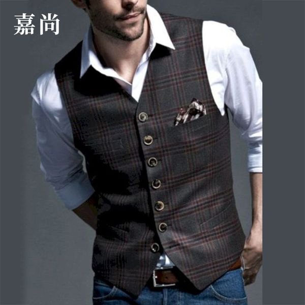 fashion vest 2021 spring temperament british style men's little casual bottom men, Black;white
fashion vest 2021 spring temperament british style men's little casual bottom men, Black;white
