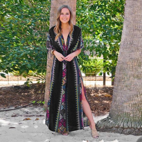 black indie folk turkey womens dress kaftan beach v back plunging half sleeve side split plus size women summer, Black;gray
black indie folk turkey womens dress kaftan beach v back plunging half sleeve side split plus size women summer, Black;gray