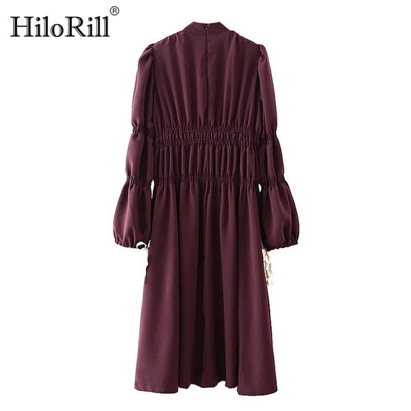 hilorill women turtleneck a line midi dresses bow tie puff long sleeve party dress solid color side split vintage pleated casual, Black;gray
hilorill women turtleneck a line midi dresses bow tie puff long sleeve party dress solid color side split vintage pleated casual, Black;gray