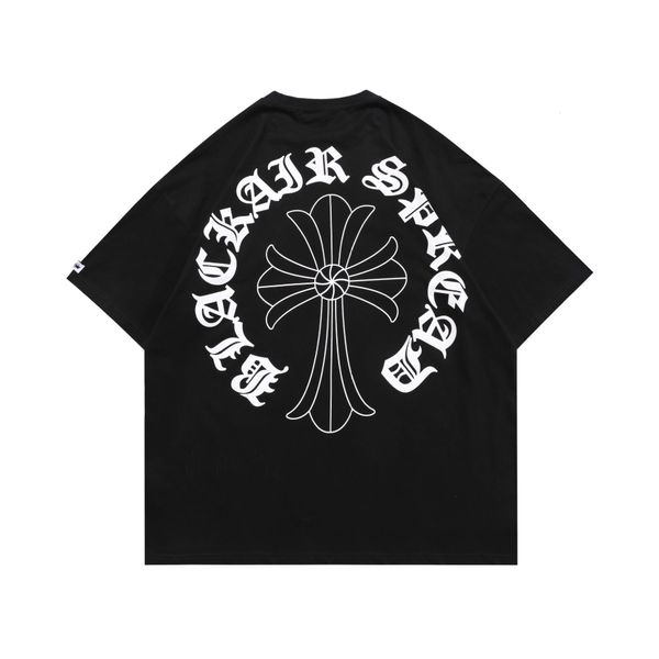 factory ch blackair street spring summer new men's short cross high street oversize neutral half sleeve, White
factory ch blackair street spring summer new men's short cross high street oversize neutral half sleeve, White