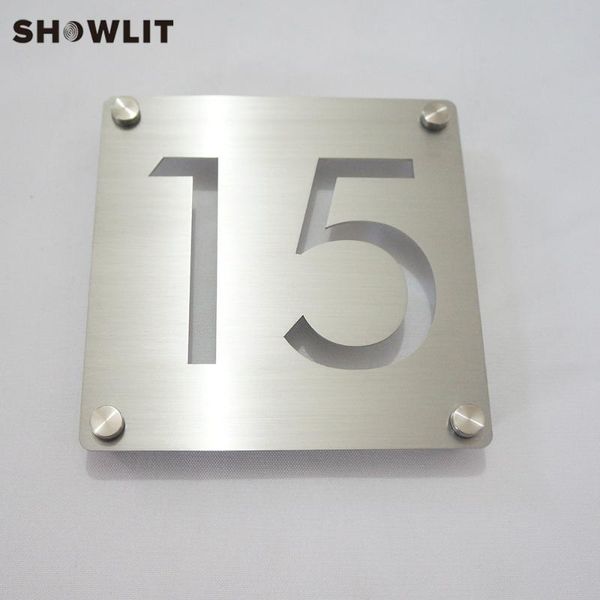 modern style room number plate laser cutting brushed finish stainless steel door plates screw mounted other hardware
modern style room number plate laser cutting brushed finish stainless steel door plates screw mounted other hardware